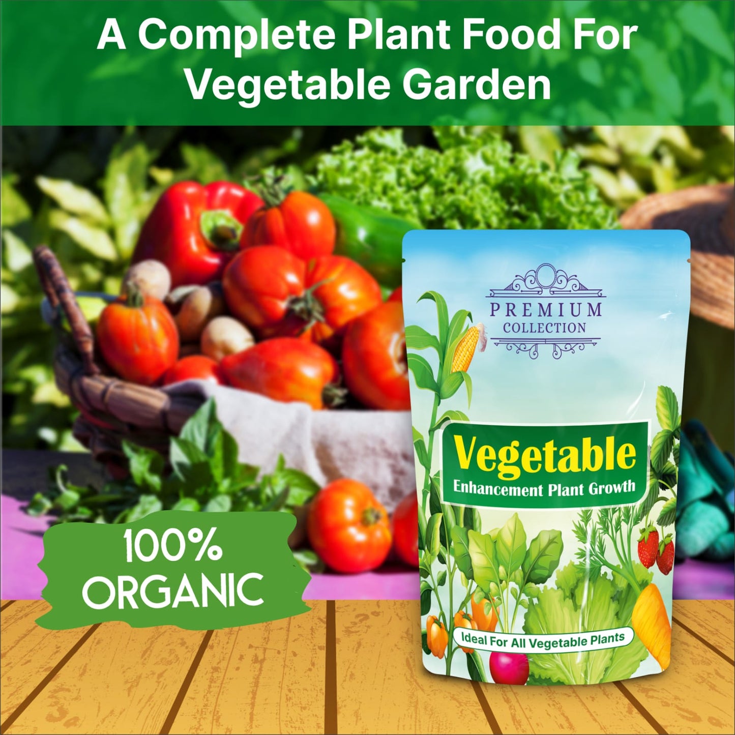 Boost your vegetable garden's productivity with our 10x Growth Vegetable Plant Biofertilizer! 🌱🥕