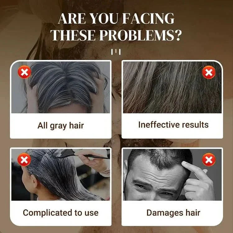 Japanese Long Lasting Natural Hair Dye Shampoo