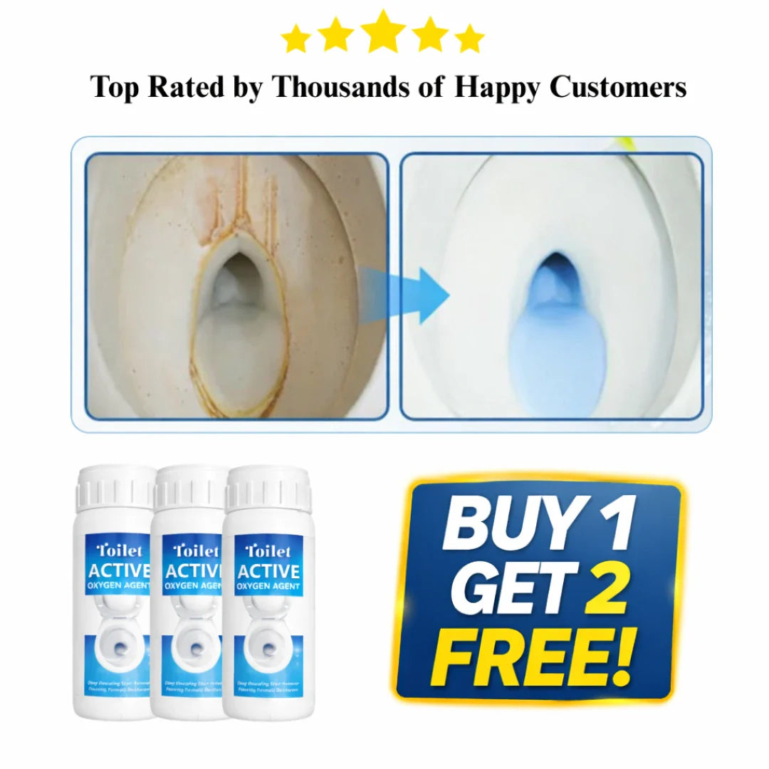 Splash™ Toilet Active Oxygen Foam Cleaning Agent (Pack Of 3)