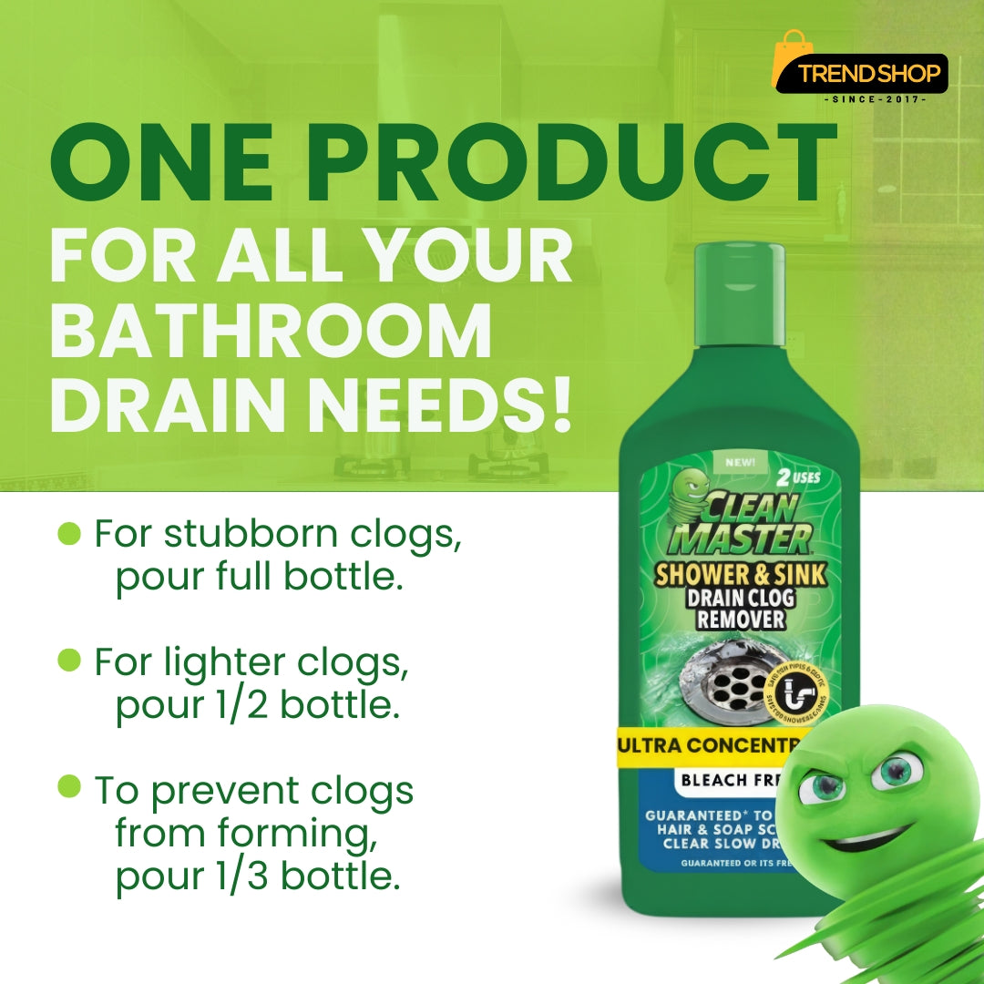 Clean Master – Shower & Sink Drain Clog Remover