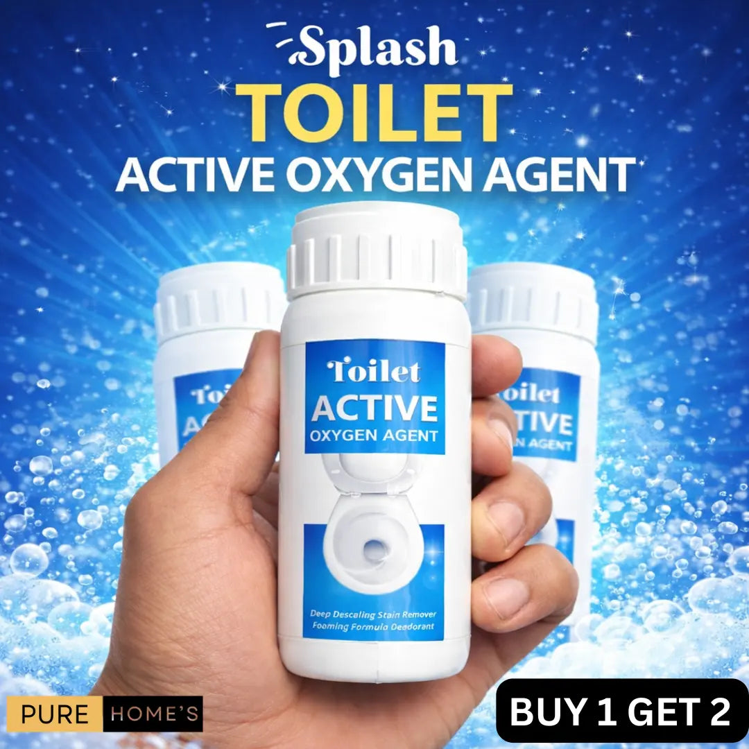 Splash™ Toilet Active Oxygen Foam Cleaning Agent (Pack Of 3)