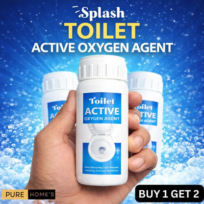 Splash™ Toilet Active Oxygen Foam Cleaning Agent (Pack Of 3)