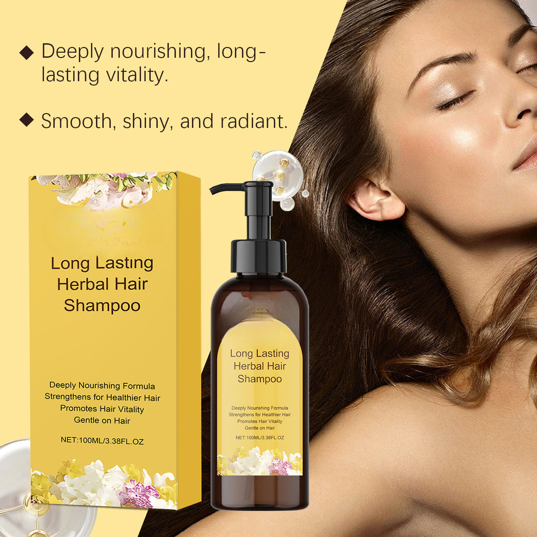 ✨Japanese Long Lasting Natural Hair Dye Shampoo ✨ Buy 1 Bottle 🧴 Get 2 Bottle FREE 🧴