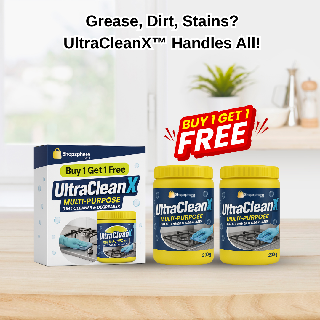 UltraCleanX™ Multi-Purpose 3 in 1 Cleaner & Degreaser | BUY 1 GET 1 FREE