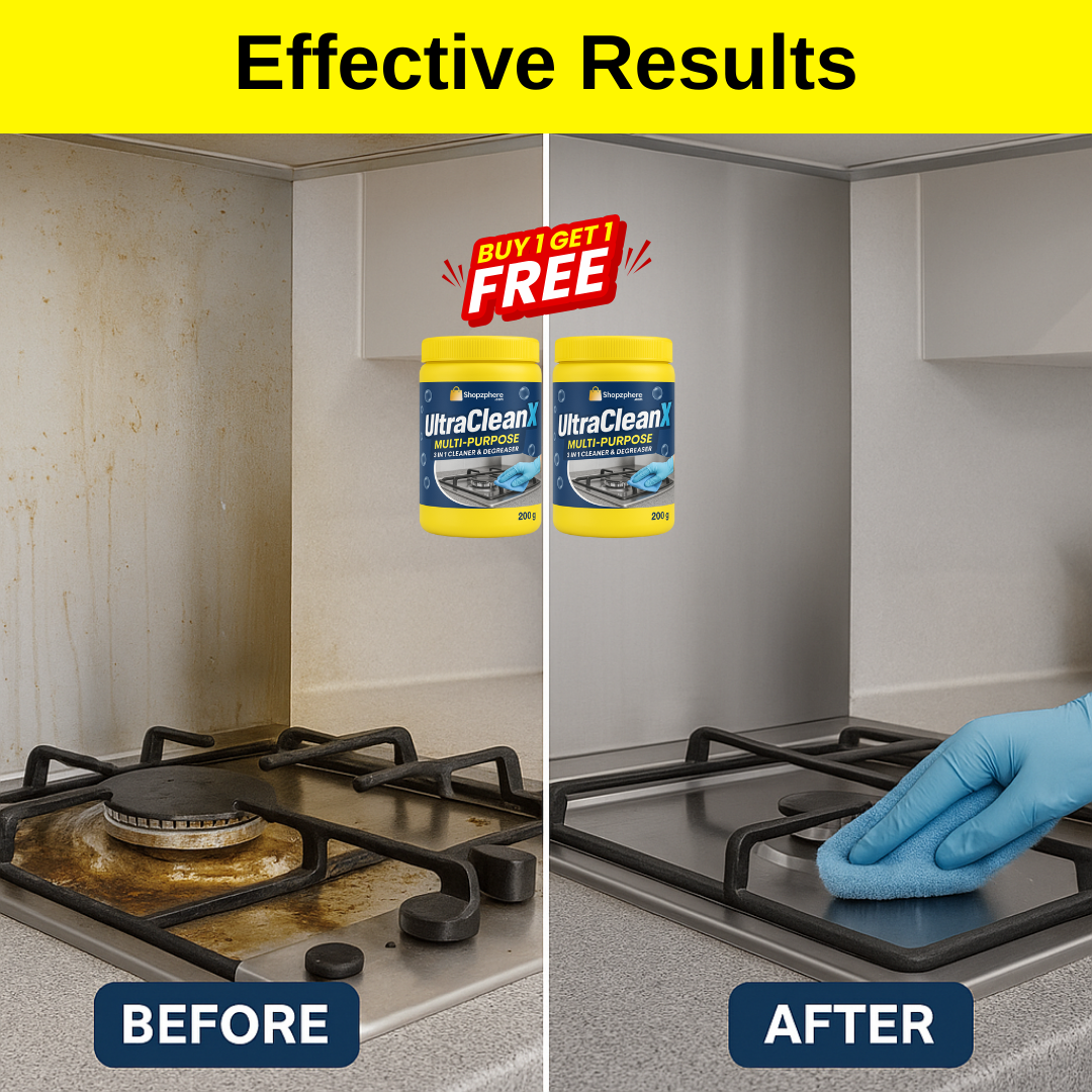 UltraCleanX™ Multi-Purpose 3 in 1 Cleaner & Degreaser | BUY 1 GET 1 FREE