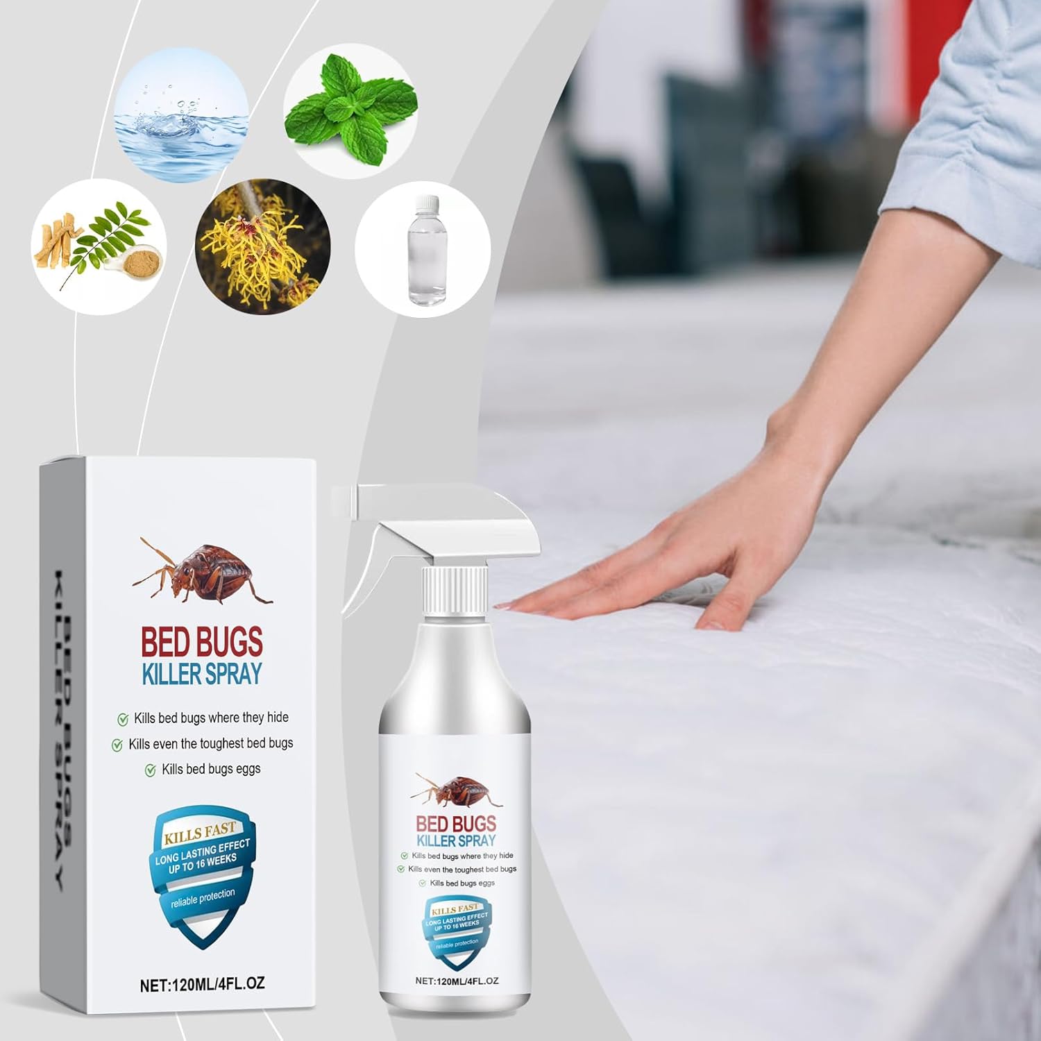 🐛🦟Powerful Bed Bug Repellent Spray💥 BUY 1 GET 1 FREE