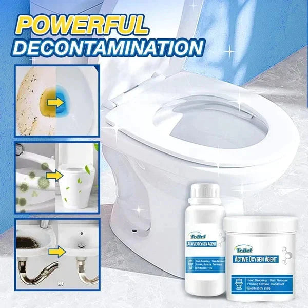 Powerful Toilet Cleaner Active Oxygen Agent