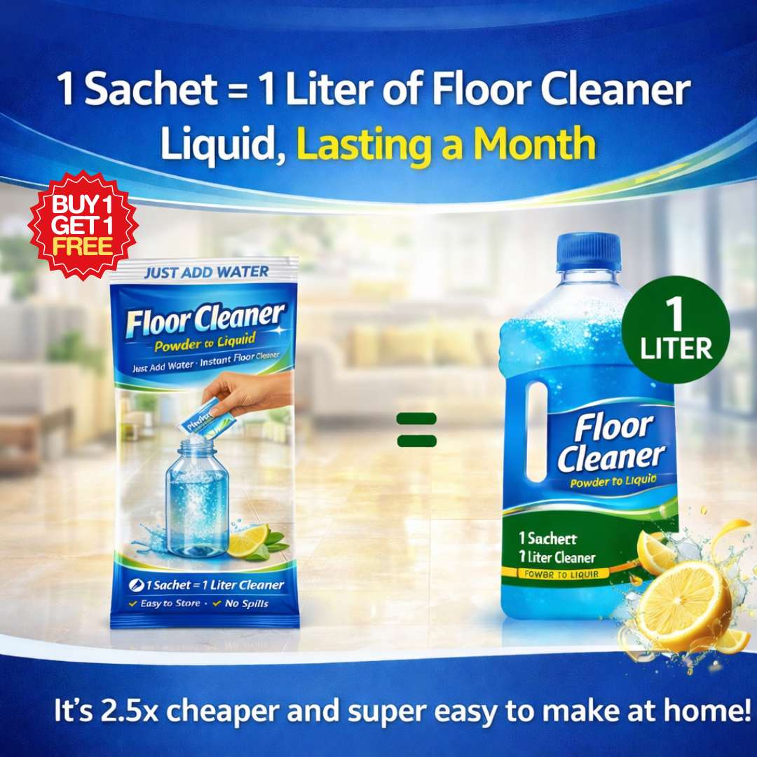 Floor cleaner - Powder to Liquid | Make 5 liters | BUY 1 GET 1 FREE