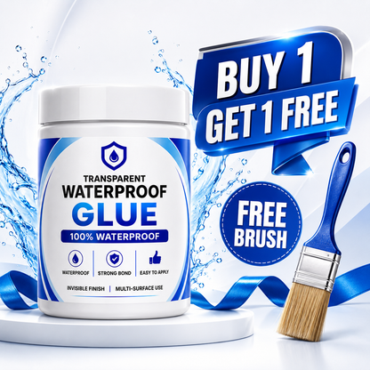 JSK India™ - Transparent Waterproof Glue + Free Brush © ( BUY 1 GET 1 FREE )