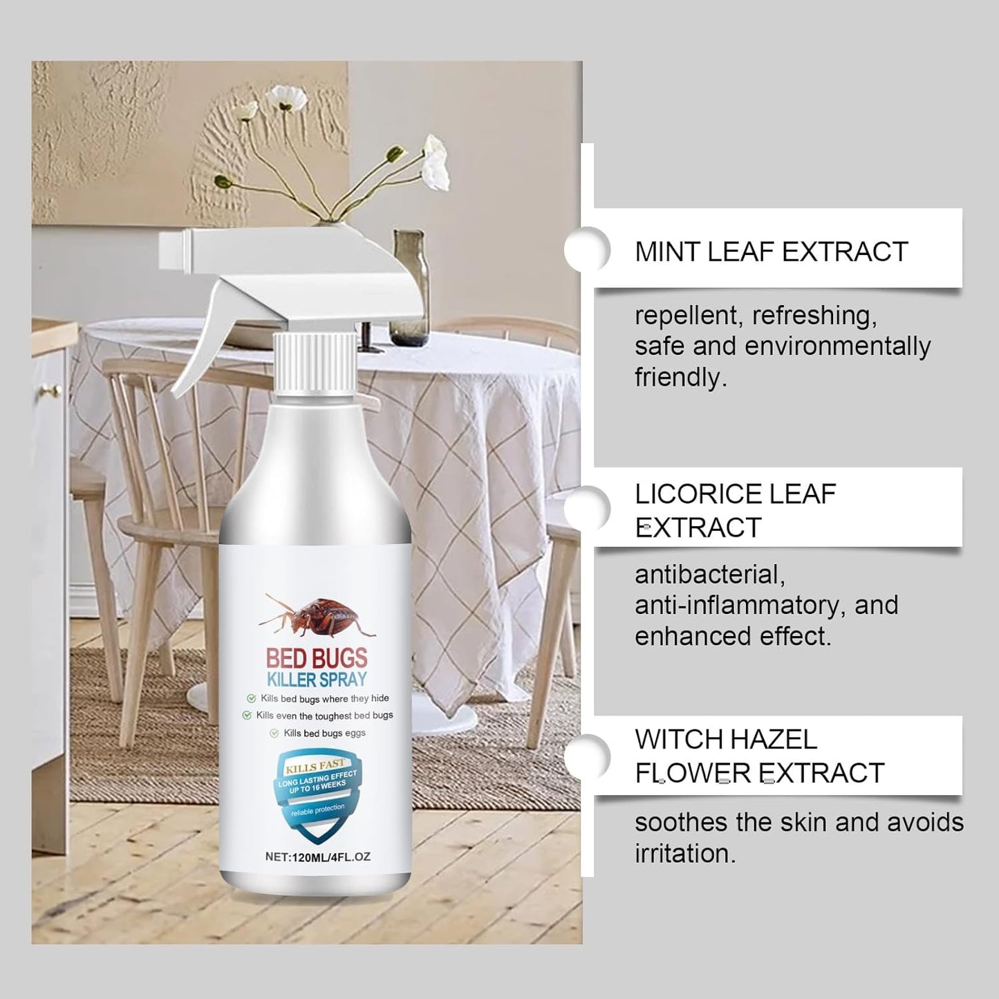 🐛🦟Powerful Bed Bug Repellent Spray💥 BUY 1 GET 1 FREE