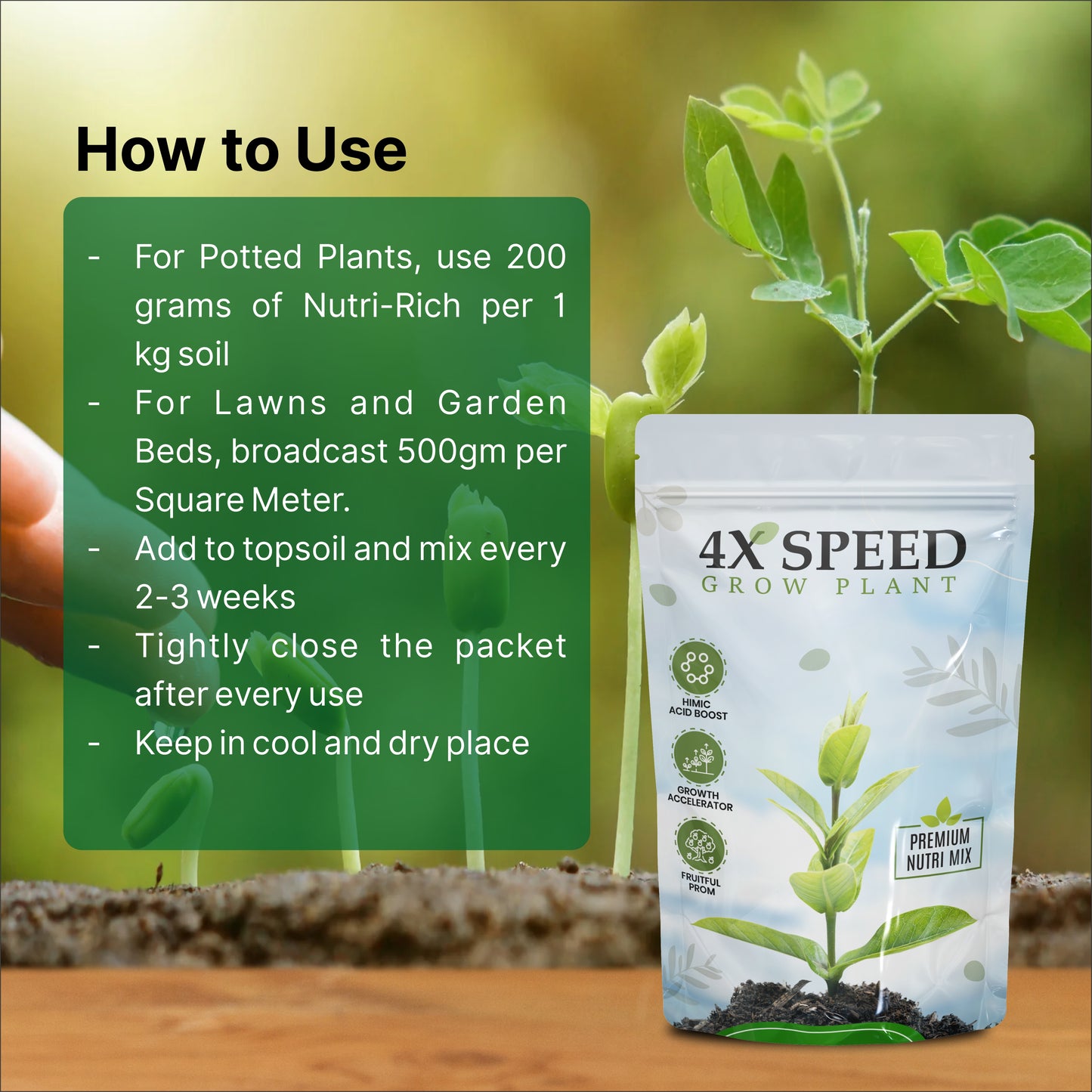 4x Speed Plant Growth Biofertilizer 🌱😍 (BUY 1 GET 1 FREE)