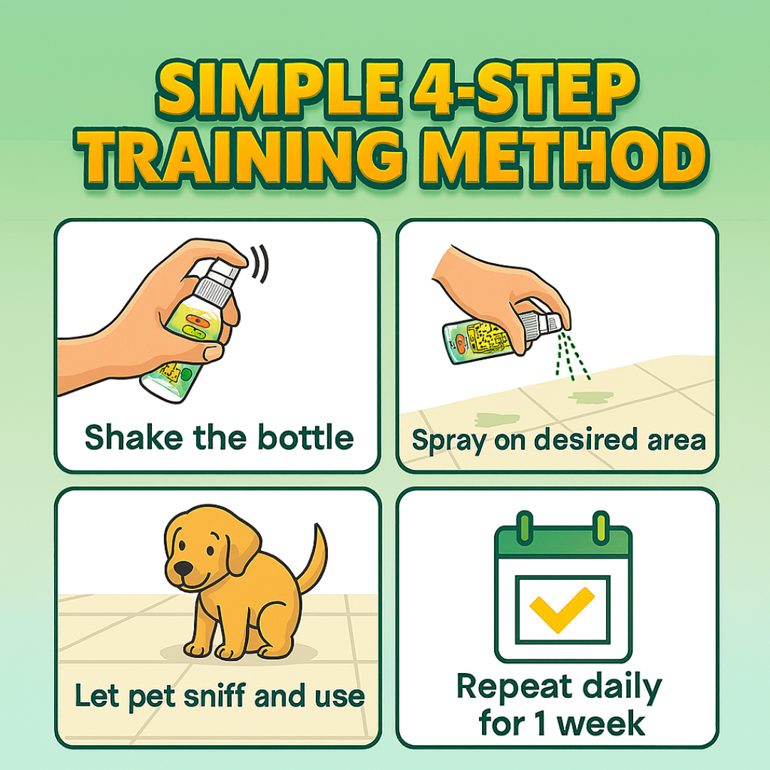 Pet Potty Training Aid Spray | BUY 1 GET 2 FREE