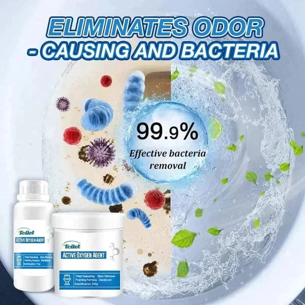 Powerful Toilet Cleaner Active Oxygen Agent