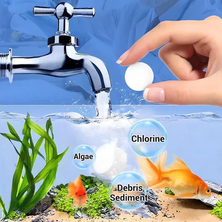 Aquarium Purifying Tablets (Pack of 140) – Safe for All Fish | 1 to 4 tab per 10L
