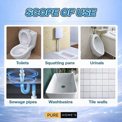 Splash™ Toilet Active Oxygen Foam Cleaning Agent (Pack Of 3)