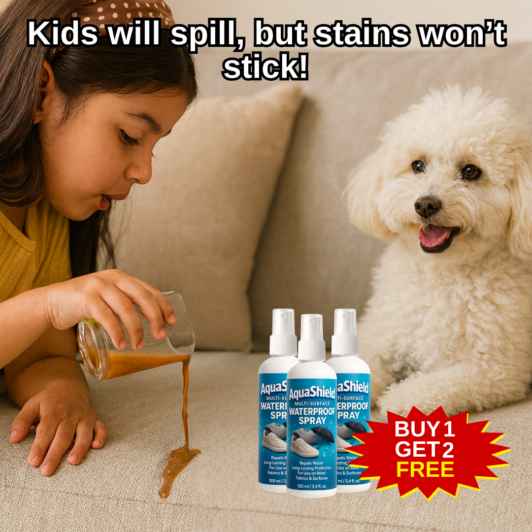 AquaShield™ Multi-Surface Waterproof Spray | BUY 1 GET 2 FREE