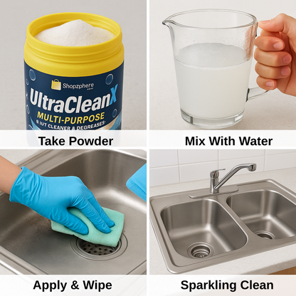 UltraCleanX™ Multi-Purpose 3 in 1 Cleaner & Degreaser | BUY 1 GET 1 FREE
