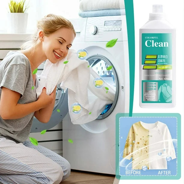8 in 1 Colour Bleach Laundry Detergent Stain Remover ( BUY 1 GET 1 FREE )