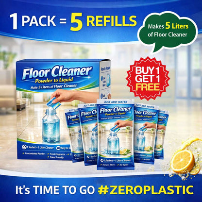 Floor cleaner - Powder to Liquid | Make 5 liters | BUY 1 GET 1 FREE