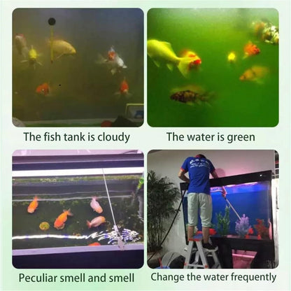 Aquarium Purifying Tablets (Pack of 140) – Safe for All Fish | 1 to 4 tab per 10L