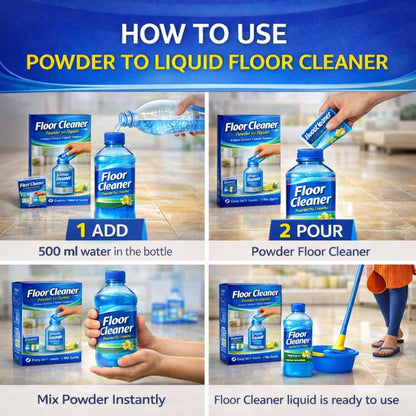 Floor cleaner - Powder to Liquid | Make 5 liters | BUY 1 GET 1 FREE