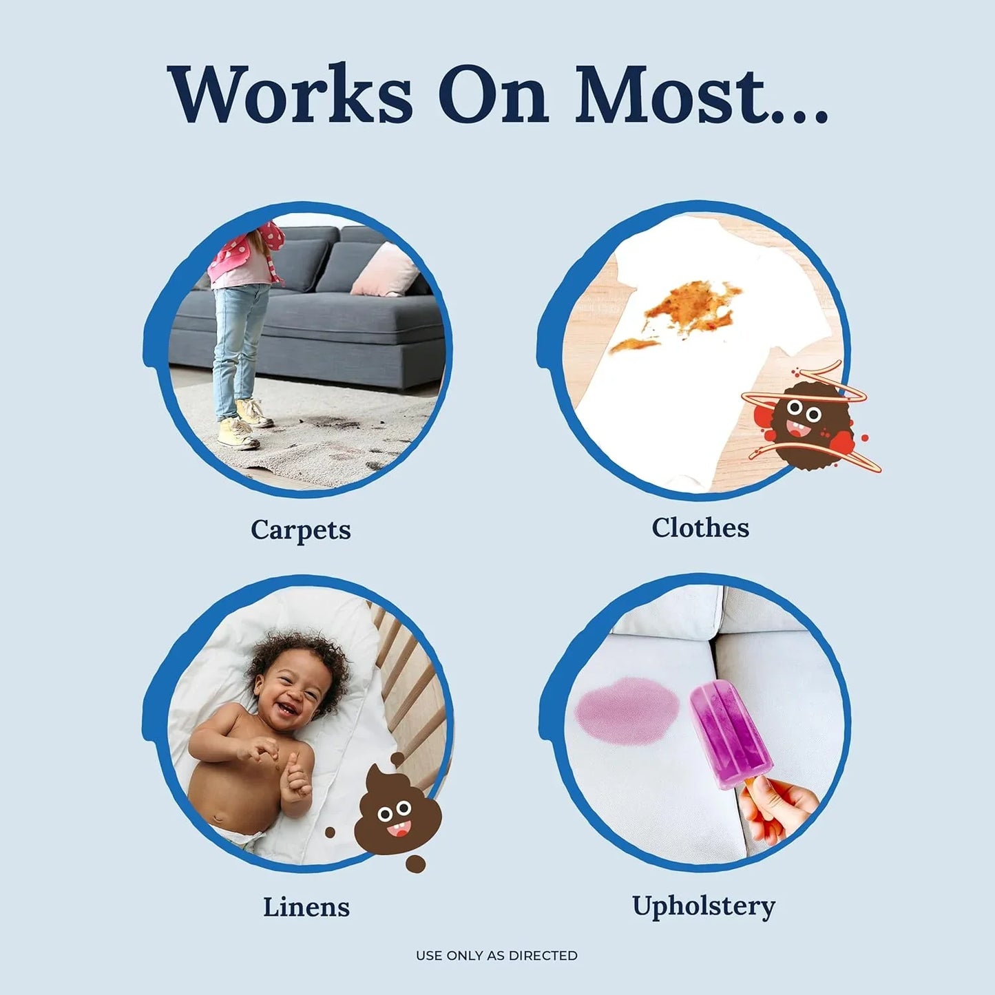 Fabric Stain Cleaner Spray - Pack Of 2