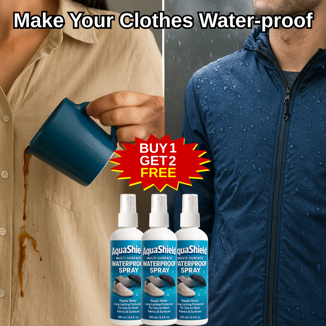 AquaShield™ Multi-Surface Waterproof Spray | BUY 1 GET 2 FREE