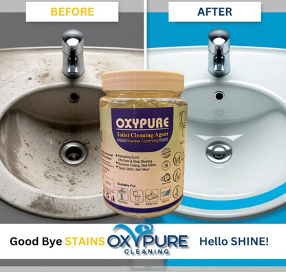 OxyPure Toilet Cleaning Agent - 100 % Original Product - Money Back Guarantee ( BUY 1 GET 2 FREE )