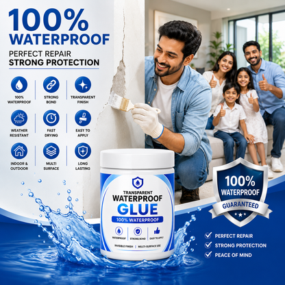 JSK India™ - Transparent Waterproof Glue + Free Brush © ( BUY 1 GET 1 FREE )