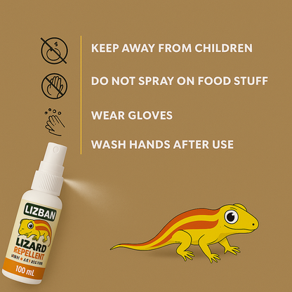 Lizard Repellent Spray - Safe, Effective Lizard Protection (Buy 1 Get 2 Free)