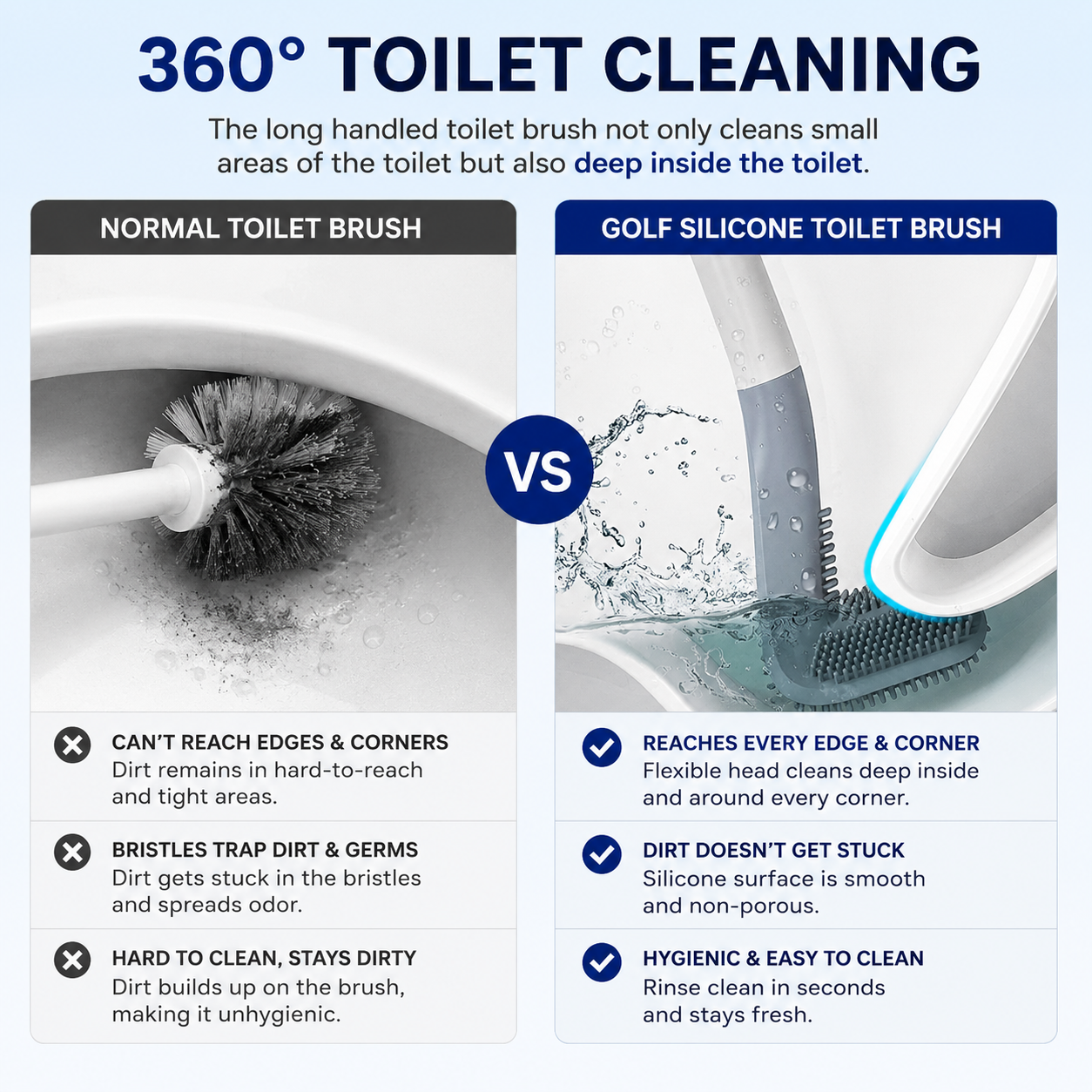 Stufx™ - Ultimate Toilet Cleaning Golf Brush © ( BUY 1 GET 1 FREE )