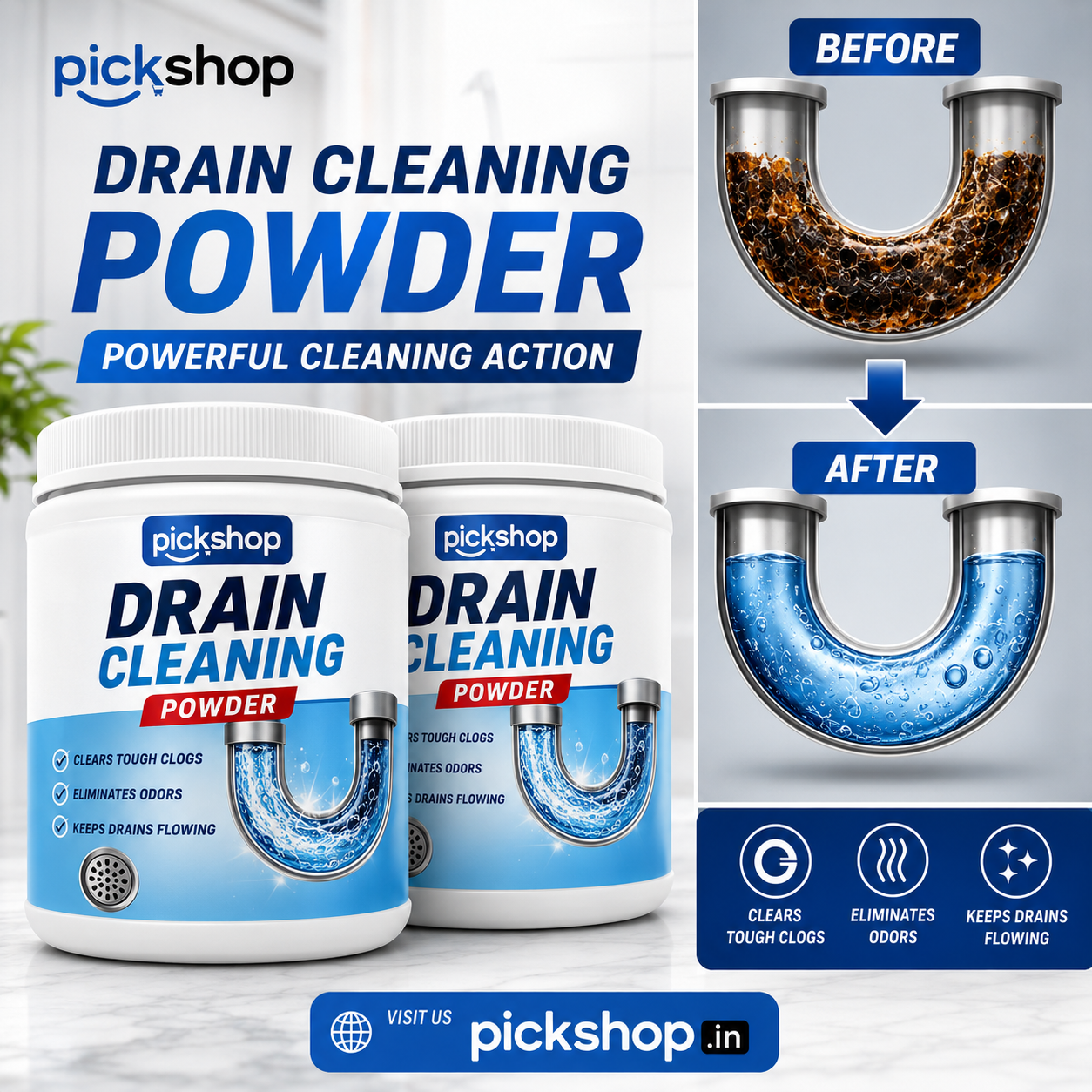 Bubble Cleaning Powder (PACK Of 2)
