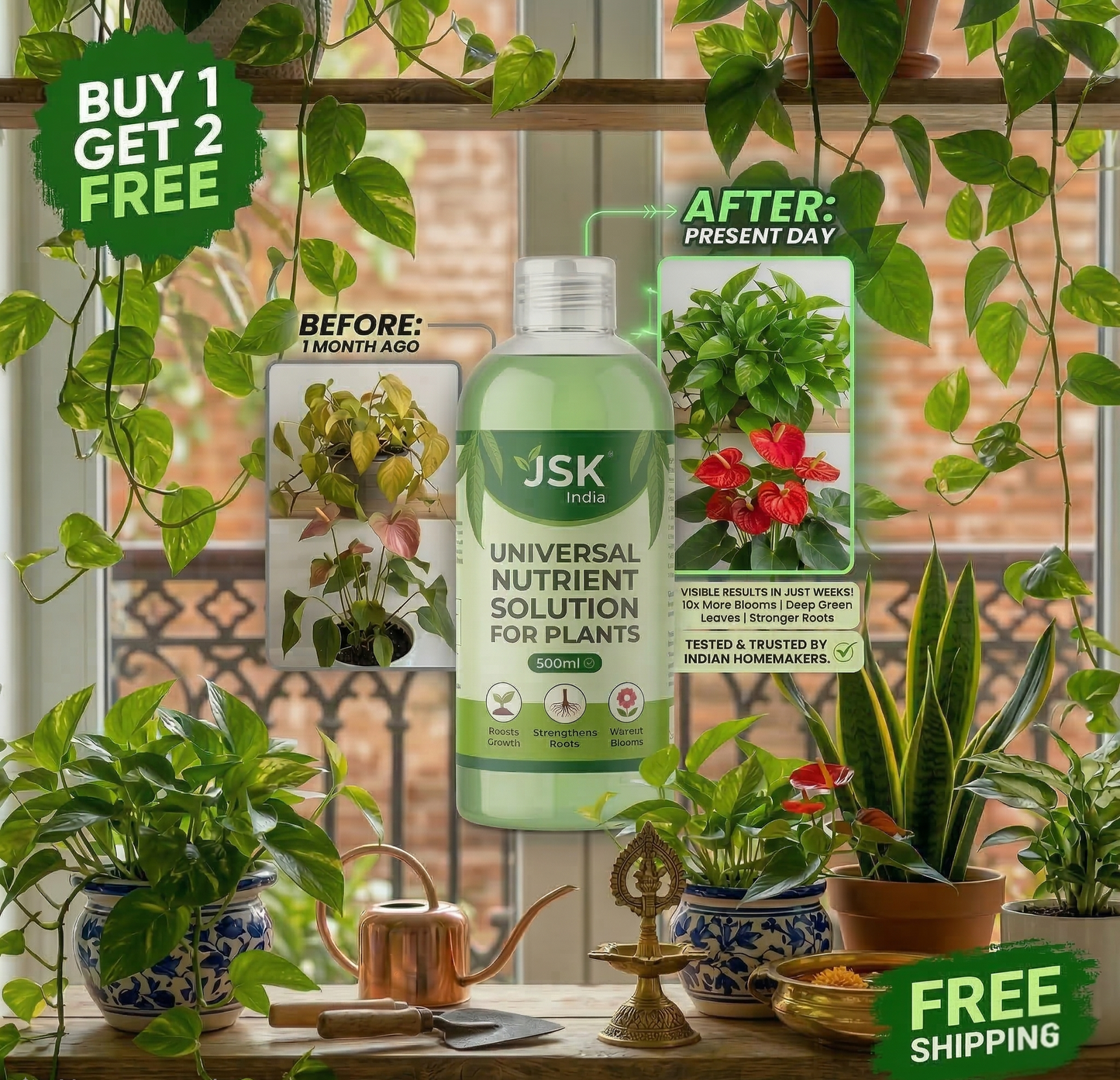 Universal Nutrient Solution for Plants 500 ML ( BUY 1 GET 2 FREE )