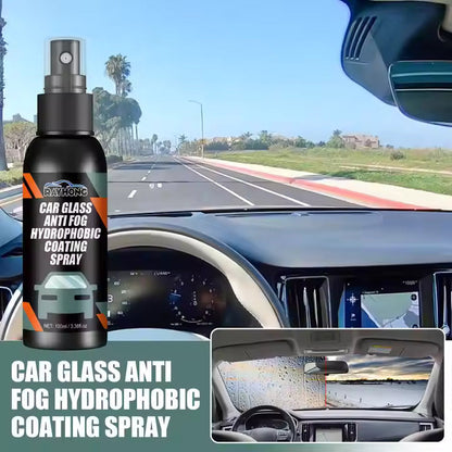 Car Glass Anti- Fog Hydrophobic Coating Spray (Pack of 2)