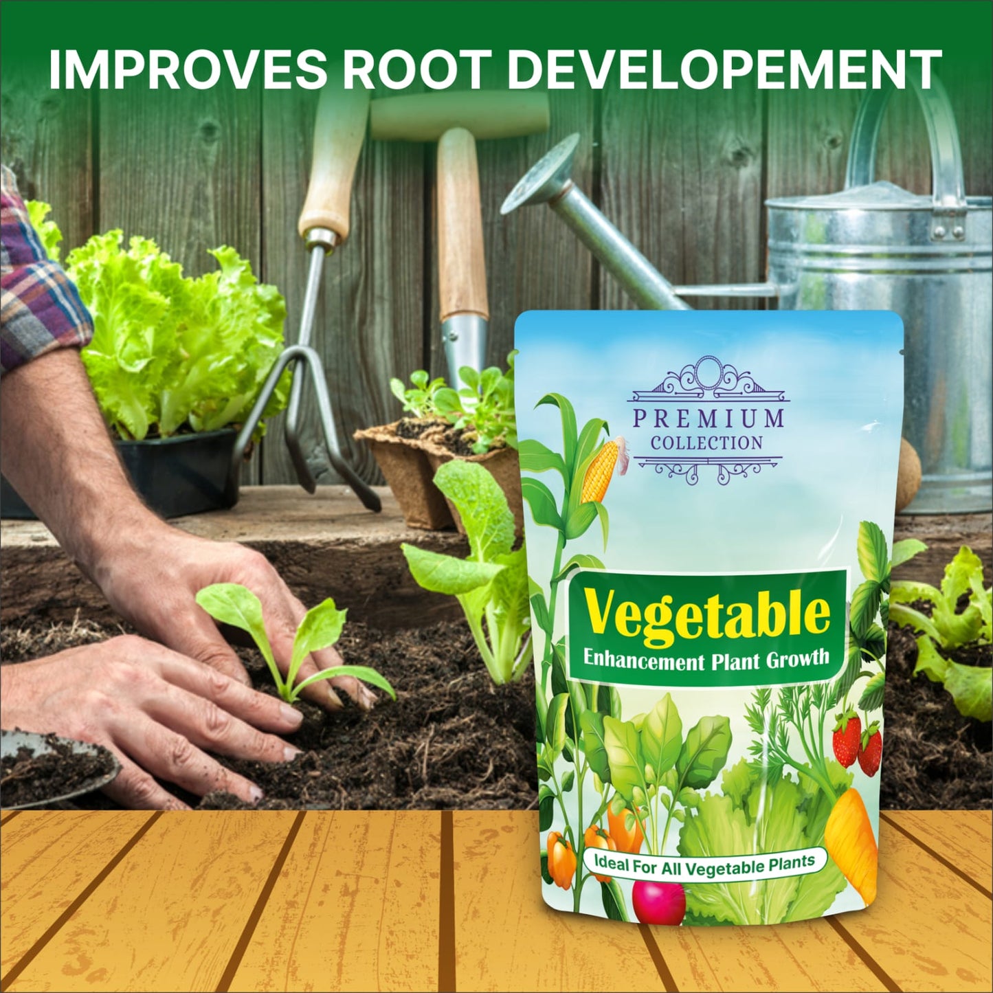 Boost your vegetable garden's productivity with our 10x Growth Vegetable Plant Biofertilizer! 🌱🥕