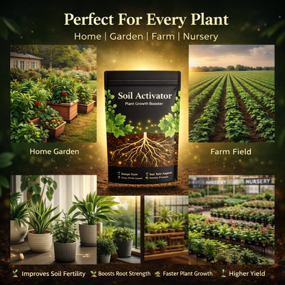 Soil Activator – Plant Growth Booster 🪴🚀 | BUY 1 GET 2 FREE