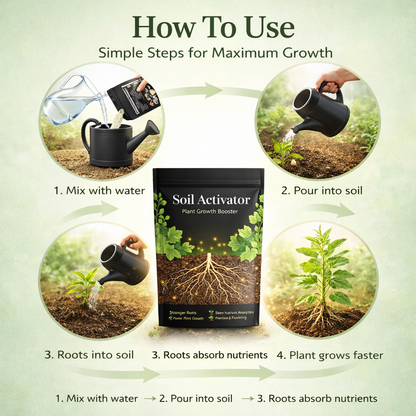Soil Activator – Plant Growth Booster 🪴🚀 | BUY 1 GET 2 FREE