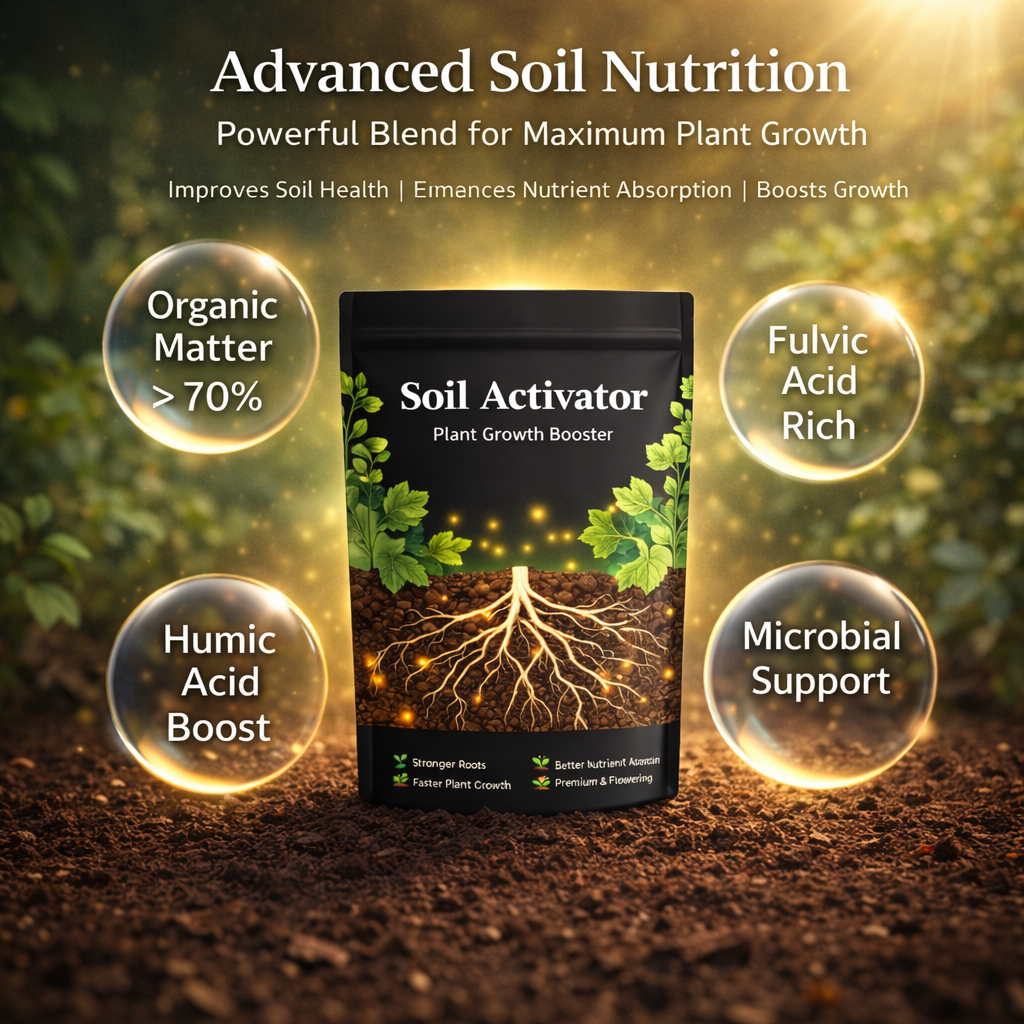 Soil Activator – Plant Growth Booster 🪴🚀 | BUY 1 GET 2 FREE