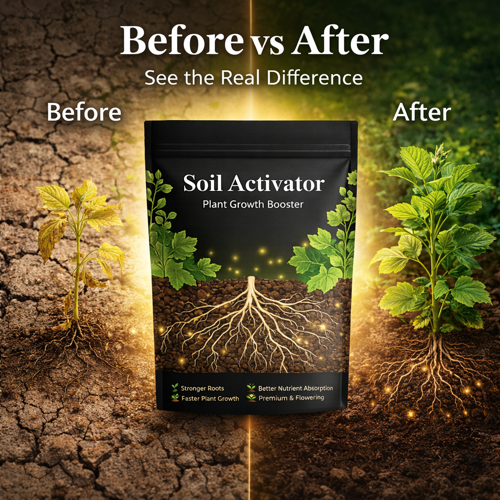 Soil Activator – Plant Growth Booster 🪴🚀 | BUY 1 GET 2 FREE