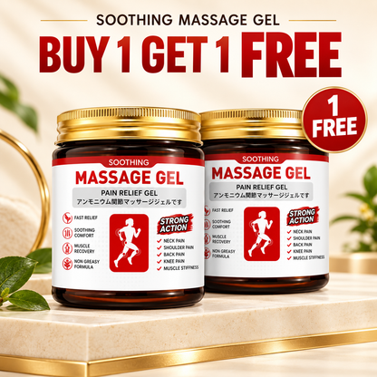 Japanese massage gel jar for neck, shoulder, back and knee stiffness