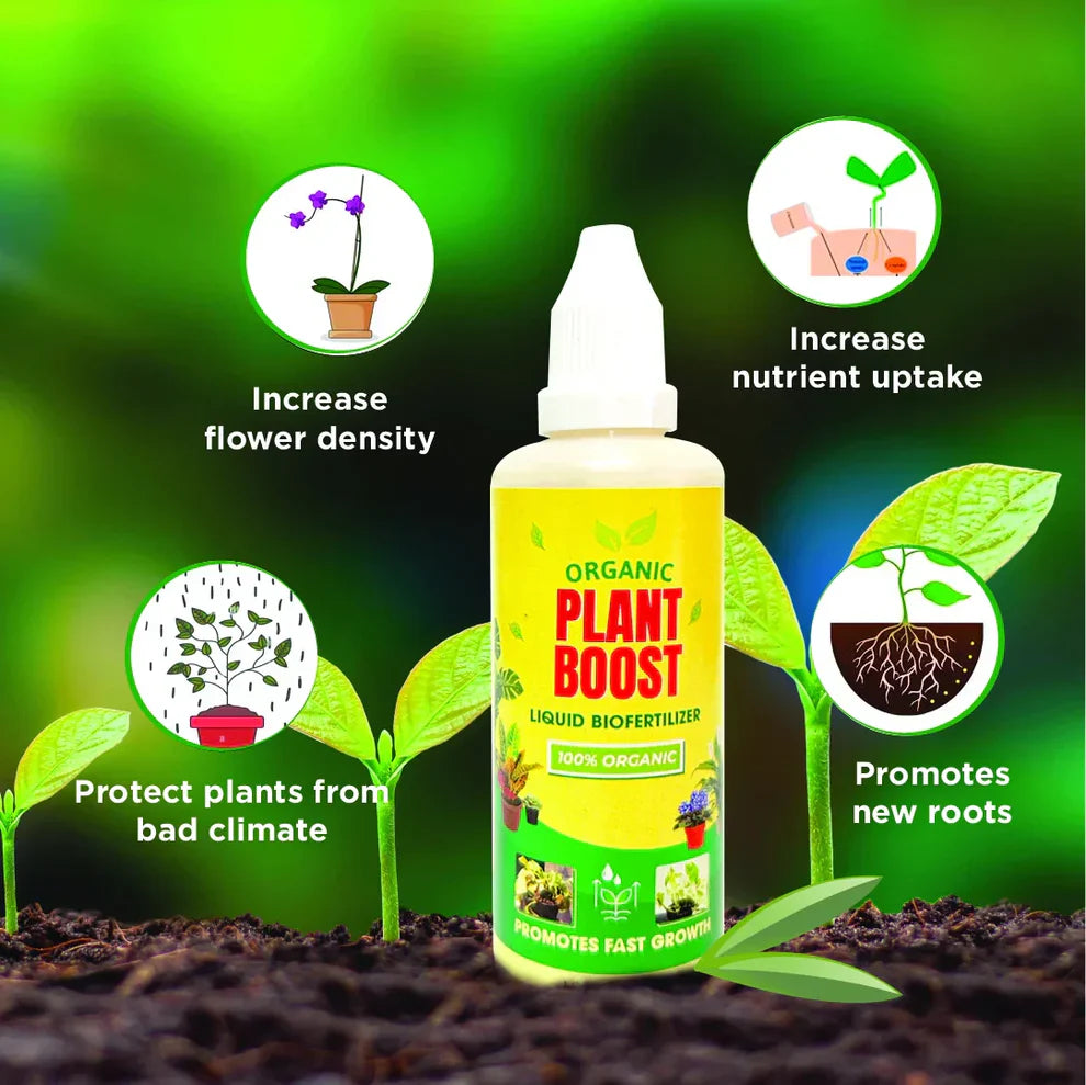 100% Organic Plant Boost Biofertilizer | BUY 1 GET 2 FREE |