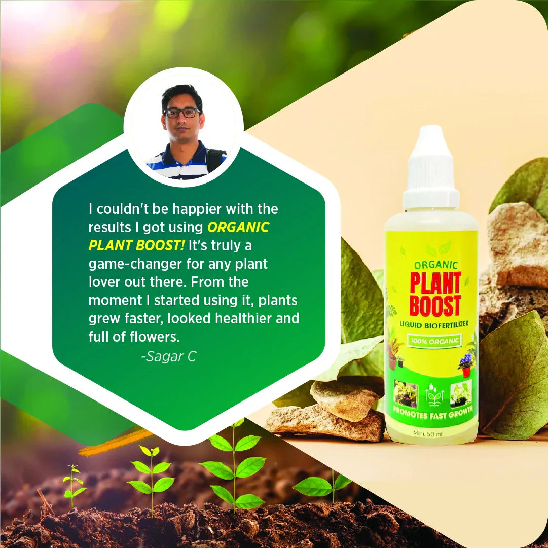 100% Organic Plant Boost Biofertilizer | BUY 1 GET 2 FREE |