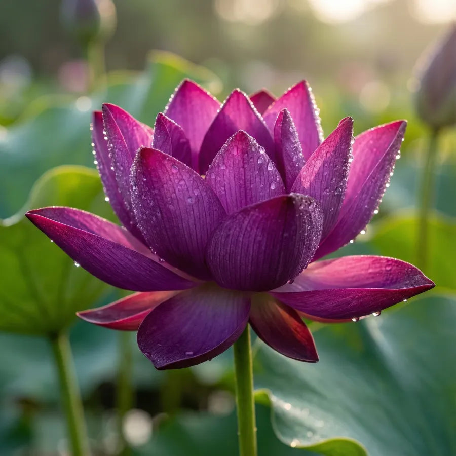 💮Midnight Purple Lotus Seeds | 🔥PACK OF 20 + Free Plant Growth Serum🔥