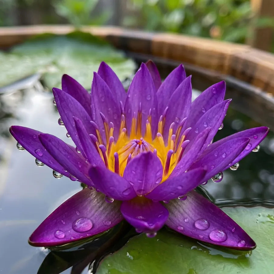 💮Midnight Purple Lotus Seeds | 🔥PACK OF 20 + Free Plant Growth Serum🔥