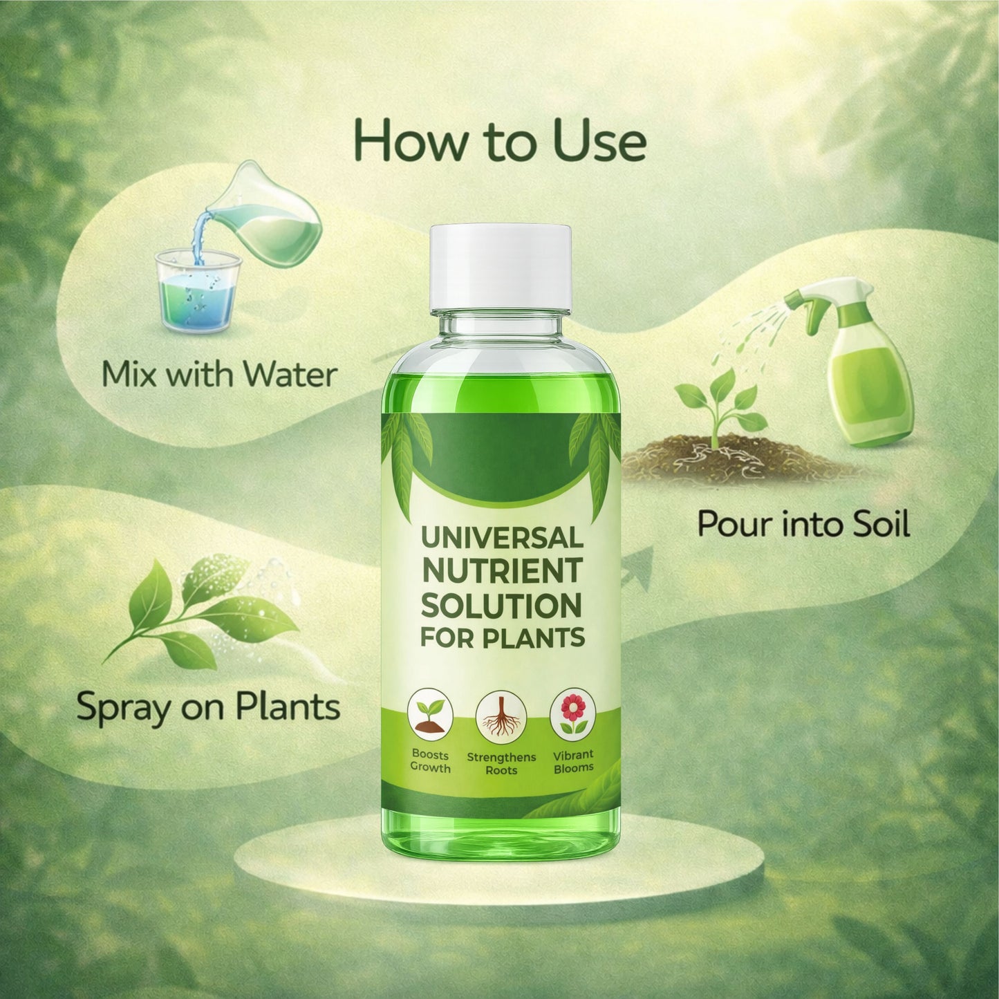 Universal Nutrient Solutions for Plants 500 ML ( BUY 1 GET 2 FREE )