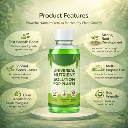 Universal Nutrient Solutions for Plants 500 ML ( BUY 1 GET 2 FREE )