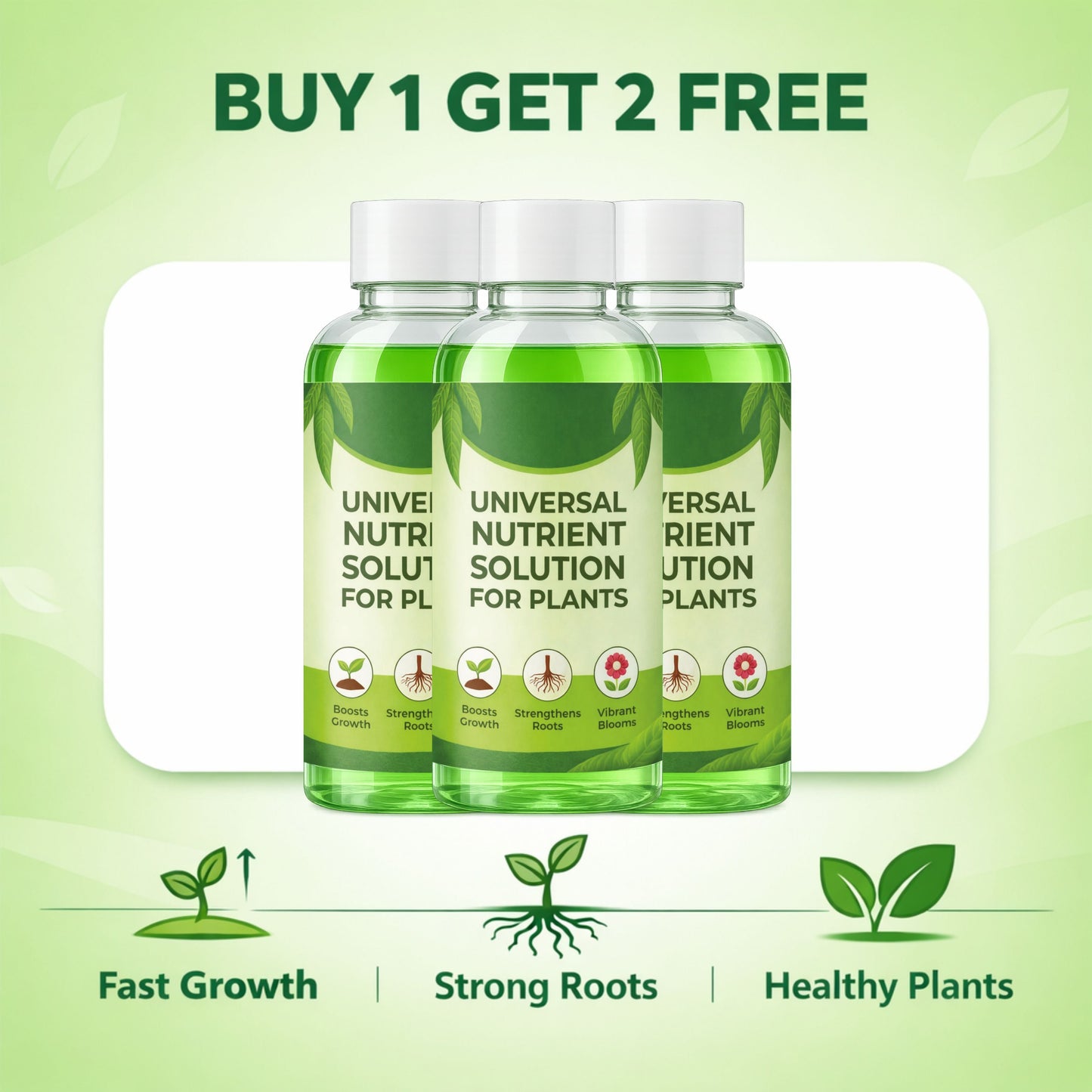 Universal Nutrients Solutions for Plants 500 ML ( BUY 1 GET 2 FREE )