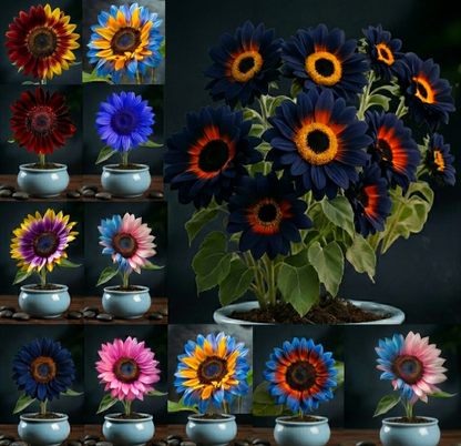 🌻 DreamBlaze - Multi-color Sunflower Cypress | 🔥Buy 1 Get 1 Free🔥