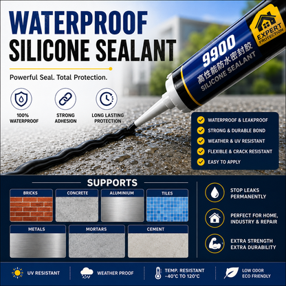 Waterproof Silicone Sealant for Roof & Leak Repair