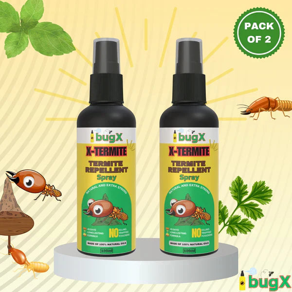 X-TERMITE Termite Repellent Spray | Deemak Spray for Home - Pack of 2